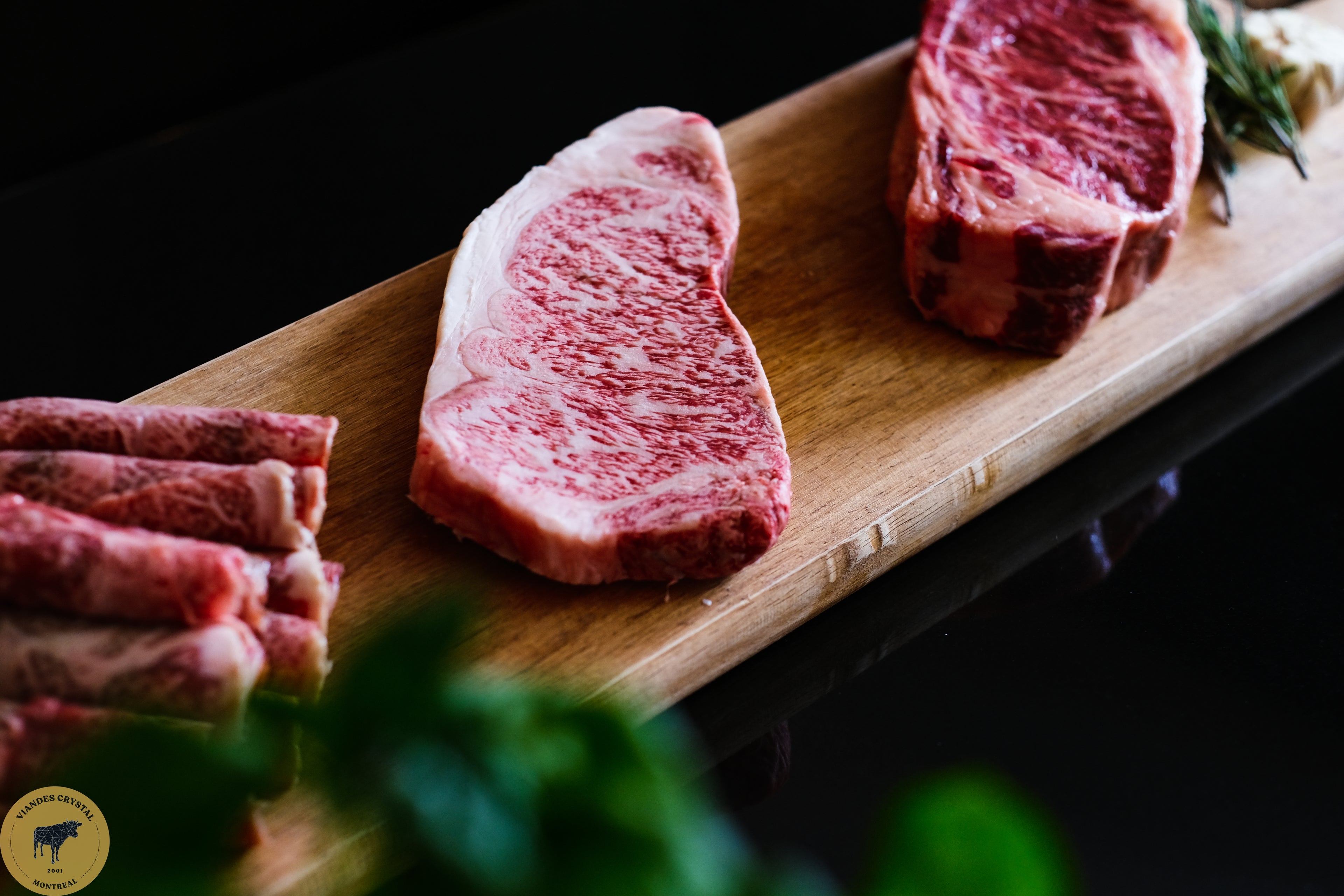 Miyazaki Striploin Steak | Miyazaki Wagyu Striploin | Viandes Crystal